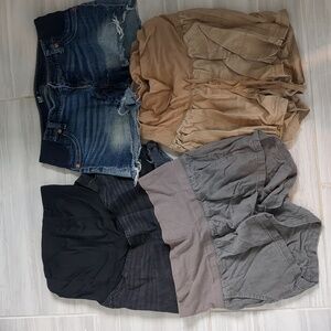 4 Pairs Maternity Shorts